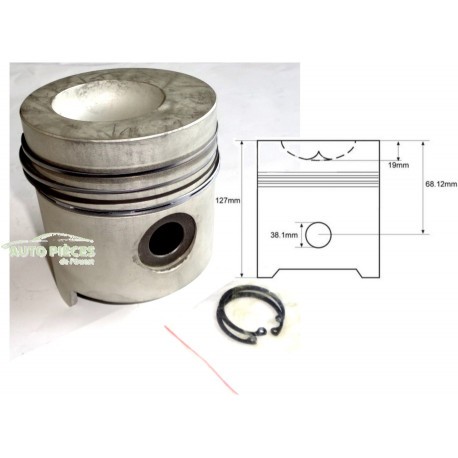 Piston moteur avec segments - piston,