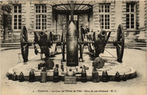 Cpa militaire verdun - militaire,
