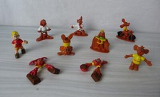 #PVC - Prime Nestlé# lot de 9 Figurines publicitaire - Chocapic / Pico, Pierrot