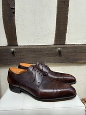 jm.weston homme modèle 477 en 10,5 C cuir marron foncé avec embauchoirs