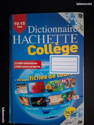 Vends dictionnaire hachette - dictionnaire,