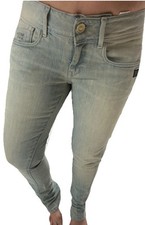 JEAN FEMME G STAR  TAILLE US 30 FR 40  MODELE MIDGE CODY SKINNY BLEU DELAVE NEUF