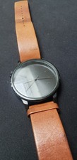 KOMONO - MONTRE HOMME BRACELET CUIR MARRON - Bon état