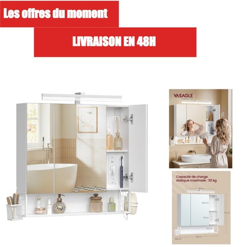 Vasagle meuble salle de - meuble,