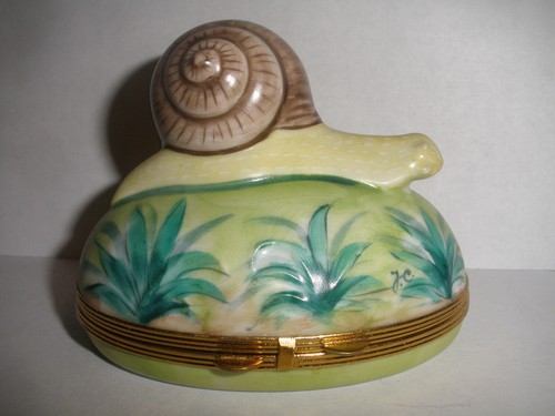 Rare limoges snail porcelain - rare,