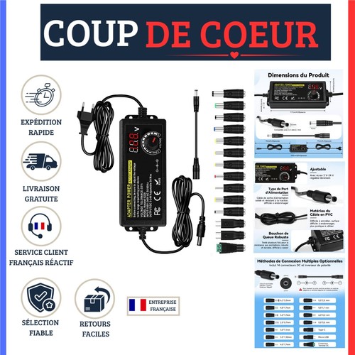 Adaptateur secteur universel