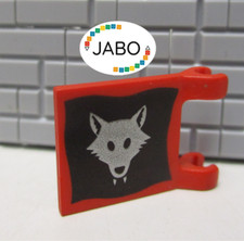 (M10/17) LEGO Flag 2335p44 de Castle Wolfpack 6038 6075