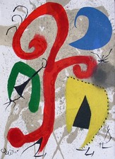 Joan MIRO : Jardin au clair de