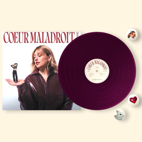 Vinyle marine cœur - marine, "cœur