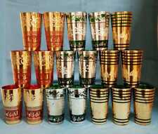 6 Verres Or Argent Thé À La Menthe Thé Noir Orient Bougeoir En Verre