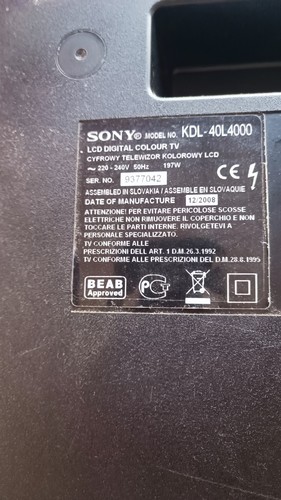 Carte tcon sony kdl - tv,