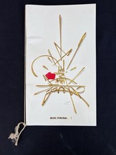 Menu Air France vintage – Édition spéciale – 15 affiches de pays par Mathieu