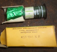 lot de 5 pellicule Kodak ancienne dont Couleur XX de 1941 et 2 boite vide