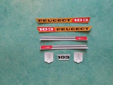 Lot autocollants Peugeot 103 MVL 1971 n°1