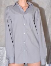 chemise homme bleu/gris clair