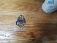 Emblème Bianchi logo or bleu