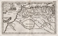 Carte Du Maroc Et De L'Algérie Cluver 1697