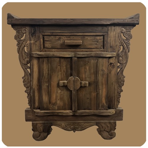 Commode bois massif - en,