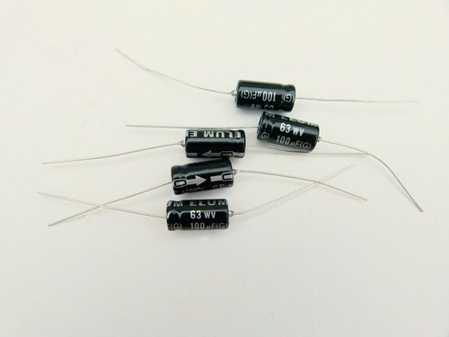 100uf 65v axial condensateur - 100uf,