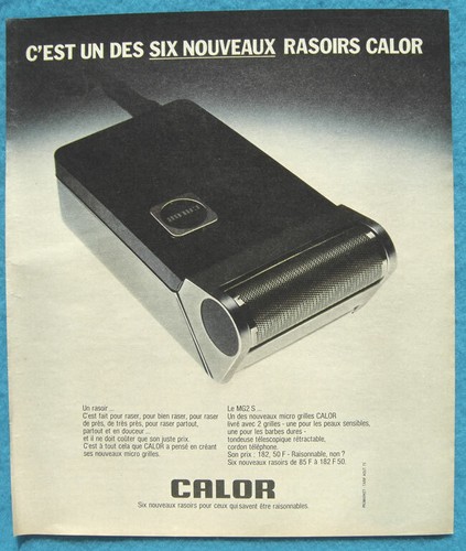 Publicité papier rasoir - papier,