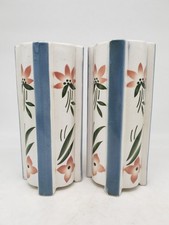 Paire de vases rouleau en