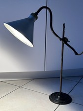 Lampe ancienne d'atelier d'horloger CRAS ?  Vintage Abat jour col de cygne