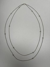 Rare ancien Sautoir Double