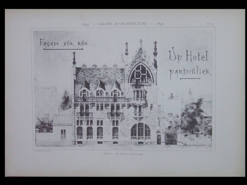 Projet hotel art nouveau - art,