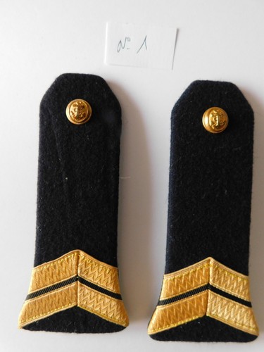 Marine nationale epaulettes - marine, :