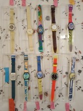 3. LOT  DE 10 SWATCH. OCCASION. années 1990. ne fonctionnent pas. jamais portées