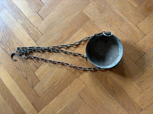 Ancien chaudron fonte avec - ancien, en