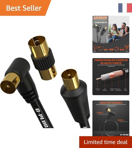 Plug câble 2m avec - 2m,