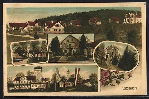Carte postale westheim - carte,