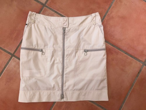 Jupe coton beige lacoste - jupe,