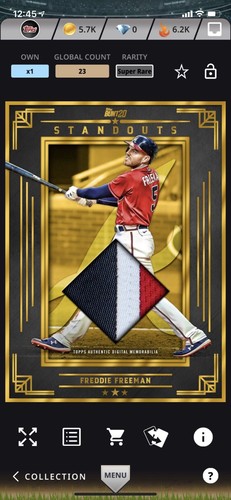 Topps bunt standout gold relic - bunt,