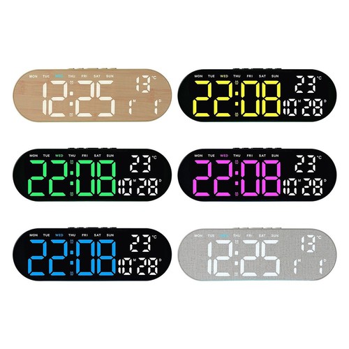 Horloge led murale avec - led,