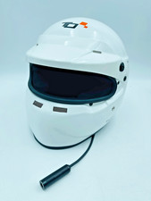 TURN ONE 607TO0150P CASQUE FIA Integral Full-RS Blanc Taille S