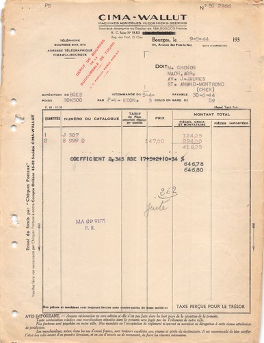 1941 cima wallut lyon m - 1941,