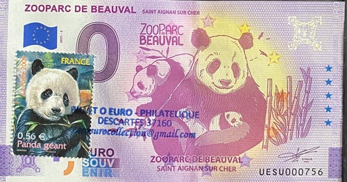 Billet euro philathelique - billet,