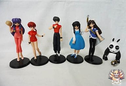 Lot mini figurines ranma - 6,