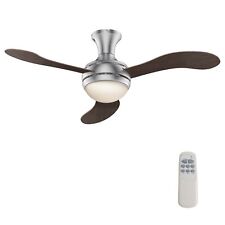 Wiltec Ventilateur de plafond silencieux 55W 3 pales Plafonnier Brasseur d’air