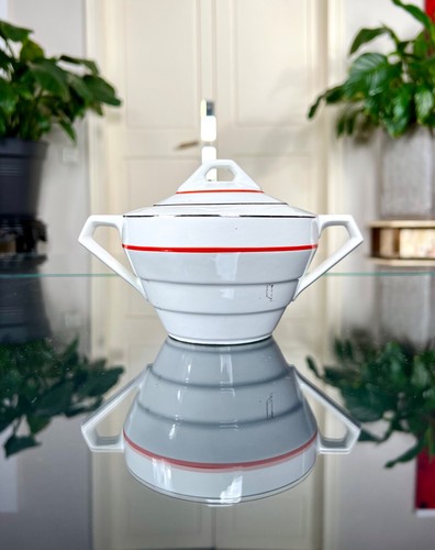 Sucrier vintage porcelaine - sucrier,