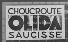 OLIDA CHOUCROUTE SAUCISSE   publicité advert 1932