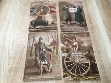 LOT DE 4 CARTES POSTALES