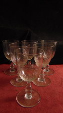 Service de 6 verres a vin en cristal de Baccarat modèle Jeux d'orgues