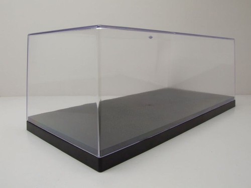 Vitrine plastique noire - vitrine,