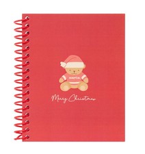 Red Bear Happy Holidays – Notebook 120 Sheets A6, Hard Cover, Ideal for Children