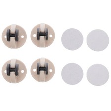  4pcs roues auto-adhésives boîte de rangement roulette boîte collante roulette