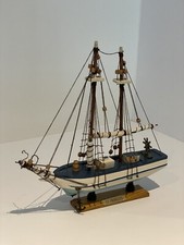 Maquette Bateau À Voile Bois St François Ancienne