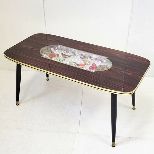 Table basse aux oiseaux 1960 - basse,
